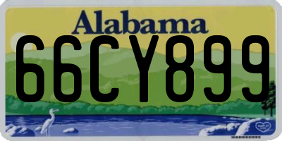 AL license plate 66CY899