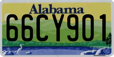 AL license plate 66CY901