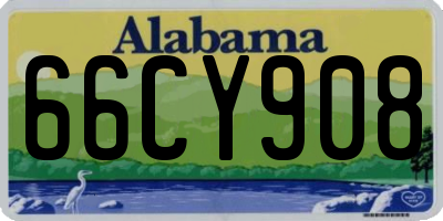 AL license plate 66CY908