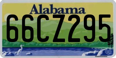 AL license plate 66CZ295
