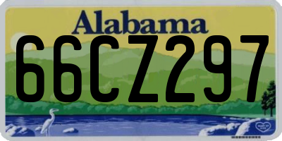 AL license plate 66CZ297
