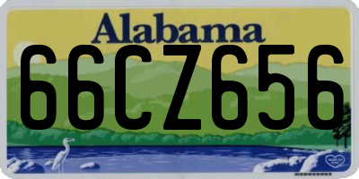AL license plate 66CZ656