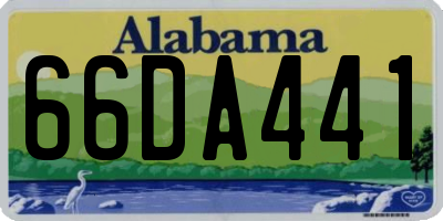 AL license plate 66DA441