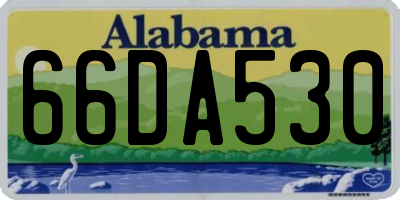 AL license plate 66DA530