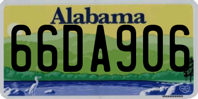 AL license plate 66DA906