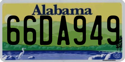 AL license plate 66DA949
