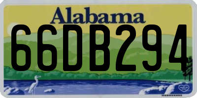 AL license plate 66DB294