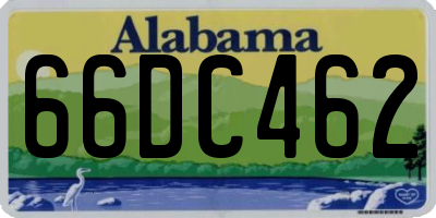 AL license plate 66DC462