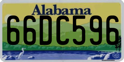 AL license plate 66DC596
