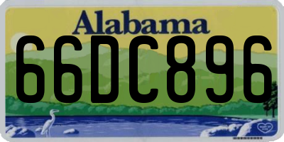 AL license plate 66DC896