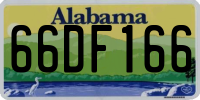 AL license plate 66DF166