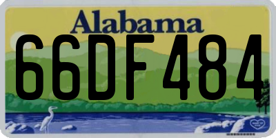 AL license plate 66DF484
