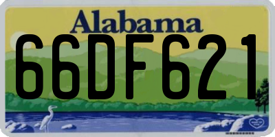 AL license plate 66DF621