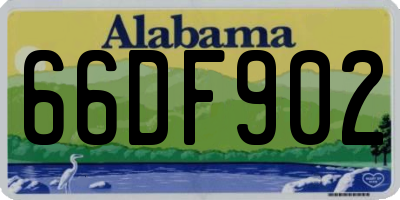 AL license plate 66DF902