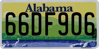 AL license plate 66DF906