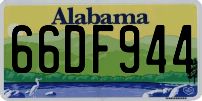 AL license plate 66DF944