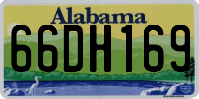 AL license plate 66DH169