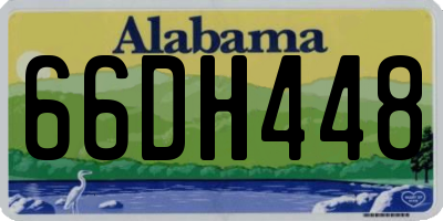 AL license plate 66DH448