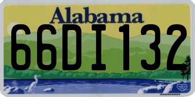 AL license plate 66DI132