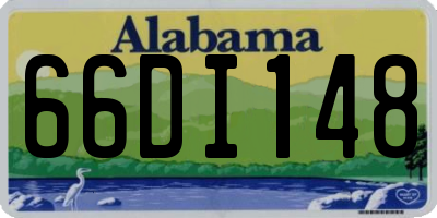 AL license plate 66DI148