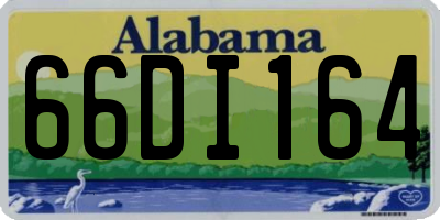AL license plate 66DI164