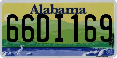 AL license plate 66DI169