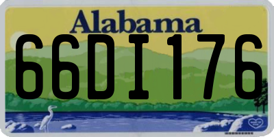 AL license plate 66DI176