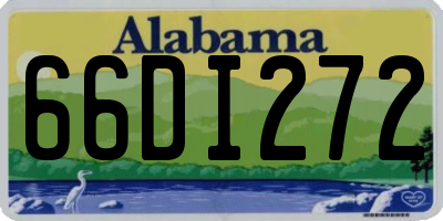 AL license plate 66DI272