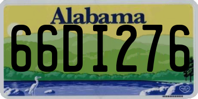 AL license plate 66DI276