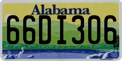 AL license plate 66DI306