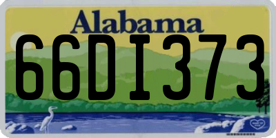 AL license plate 66DI373