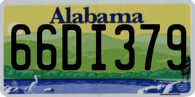 AL license plate 66DI379