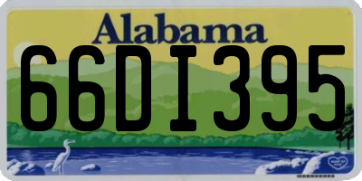AL license plate 66DI395