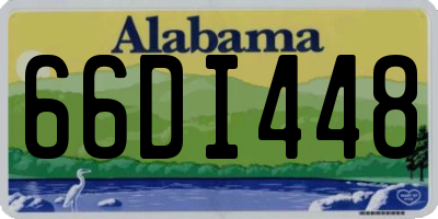 AL license plate 66DI448