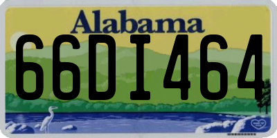 AL license plate 66DI464