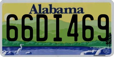 AL license plate 66DI469