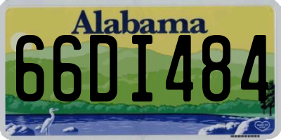 AL license plate 66DI484