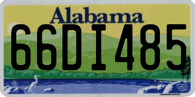 AL license plate 66DI485
