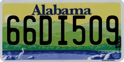 AL license plate 66DI509