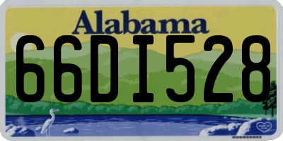 AL license plate 66DI528