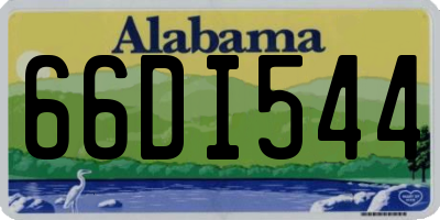AL license plate 66DI544