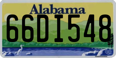 AL license plate 66DI548