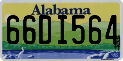 AL license plate 66DI564