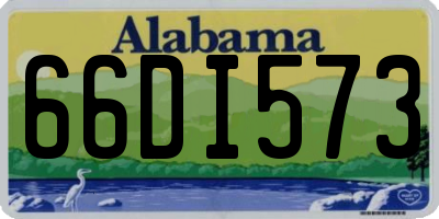 AL license plate 66DI573