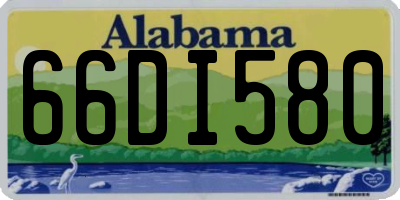 AL license plate 66DI580