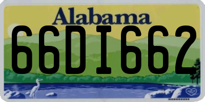 AL license plate 66DI662