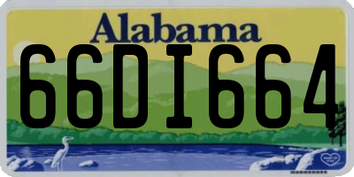 AL license plate 66DI664