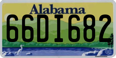 AL license plate 66DI682