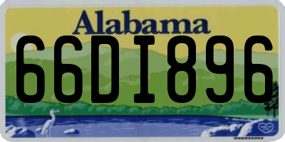 AL license plate 66DI896