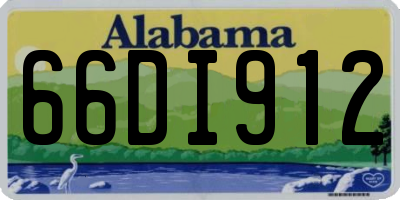 AL license plate 66DI912